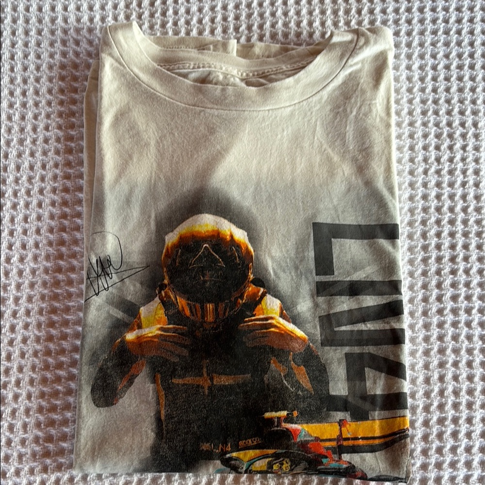 Graphic T-Shirt with Racing Design